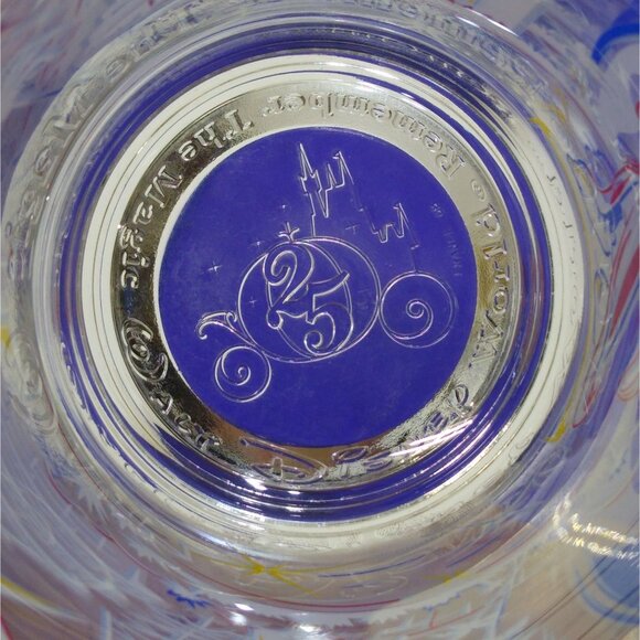 Walt Disney World Remember The Magic 25th Anniversary McDonalds Glasses Set of 3 - Picture 9 of 11